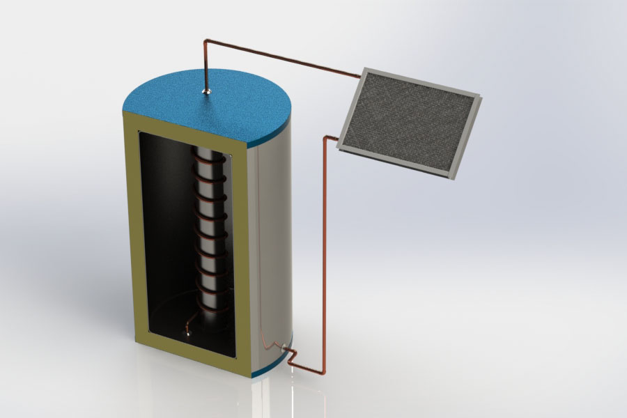 Sr. Design Project<span>Passive Heat Pipe Residential HVAC Heating Concept</span>